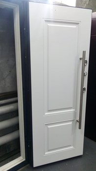 Морозостойкая взломостойкая дверь Русская Зима Двупольная 531 - фото 8969