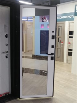 Шумоизолирующая толстая дверь Сейф с Двухцветным коробом 1743 - фото 9141