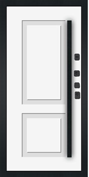 Висконсин. Морозостойкая готовая дверь с Двухцветным коробом - фото 9377